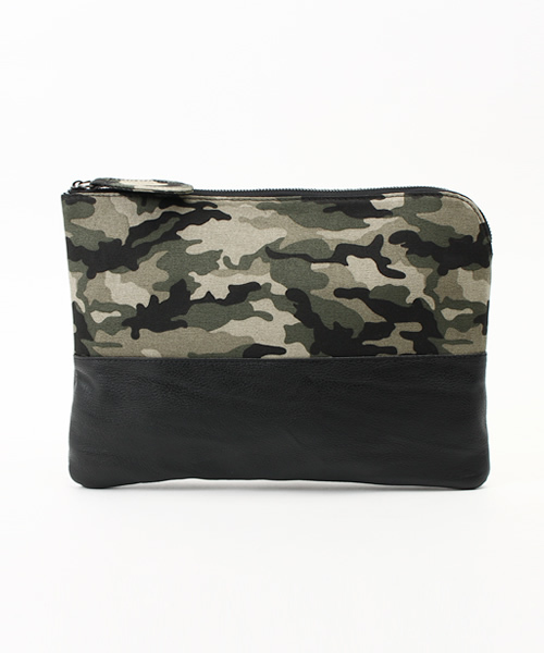 JACKROSE（ジャックローズ）の「【2WAY】コンビネーションサコッシュ＆クラッチバッグ（クラッチバッグ・メンズ・インディゴブルー/ネイビー/ホワイト/ブラック/キャメル/カモフラージュ/ブルー/サックスブルー/ブルー系その他・フリー/FREE）」の9枚目の写真