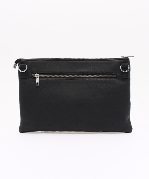 JACKROSE（ジャックローズ）の「【2WAY】コンビネーションサコッシュ＆クラッチバッグ（クラッチバッグ・メンズ・インディゴブルー/ネイビー/ホワイト/ブラック/キャメル/カモフラージュ/ブルー/サックスブルー/ブルー系その他・フリー/FREE）」の10枚目の写真