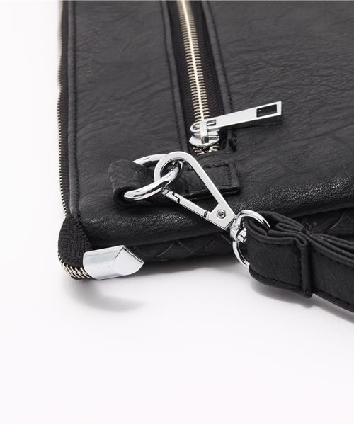 JACKROSE（ジャックローズ）の「【2WAY】コンビネーションサコッシュ＆クラッチバッグ（クラッチバッグ・メンズ・インディゴブルー/ネイビー/ホワイト/ブラック/キャメル/カモフラージュ/ブルー/サックスブルー/ブルー系その他・フリー/FREE）」の16枚目の写真