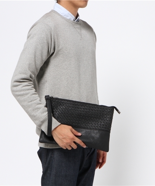 JACKROSE（ジャックローズ）の「【2WAY】コンビネーションサコッシュ＆クラッチバッグ（クラッチバッグ・メンズ・インディゴブルー/ネイビー/ホワイト/ブラック/キャメル/カモフラージュ/ブルー/サックスブルー/ブルー系その他・フリー/FREE）」の18枚目の写真