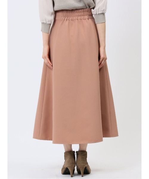 m.f.editorial（エムエフエディトリアル）の「【表地ストレッチ ウォッシャブル】m.f.エディトリアル レディース ボタンデザイン フレアースカート（スカート・レディース・ブラック/ピンク系その他・S/MEDIUM/LARGE）」の17枚目の写真