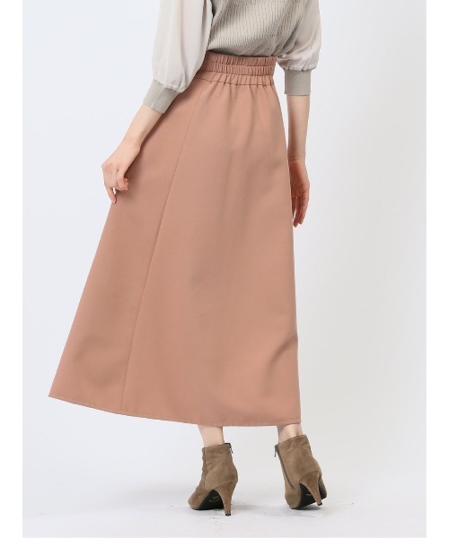 m.f.editorial（エムエフエディトリアル）の「【表地ストレッチ ウォッシャブル】m.f.エディトリアル レディース ボタンデザイン フレアースカート（スカート・レディース・ブラック/ピンク系その他・S/MEDIUM/LARGE）」の22枚目の写真