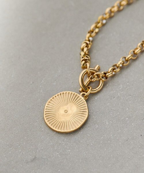 《金属アレルギー対応/ステンレス》マンテルコインネックレス（ネックレス）｜ear PAPILLONNER（イアパピヨネ）