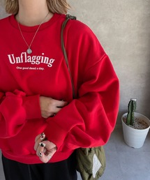 INTERPLAY（インタープレイ）の「【INTERPLAY x おなつ】Tucked Balloon Sleeve Loose Sweat(UNISEX)（スウェット）」