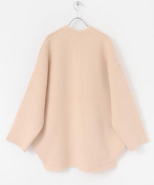 ELENDEEK(エレンディーク)の「ELENDEEK BASIC CN RACCOON MIX CARDIGAN(カーディガン/ボレロ・レディース・ベージュ/ブラック・2/1)」の14枚目の写真