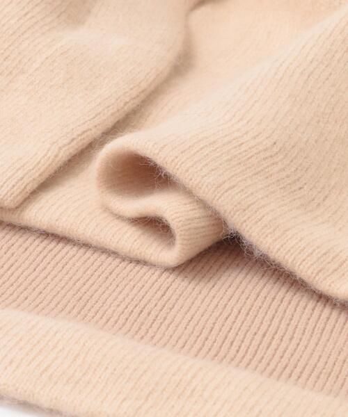 ELENDEEK(エレンディーク)の「ELENDEEK BASIC CN RACCOON MIX CARDIGAN(カーディガン/ボレロ・レディース・ベージュ/ブラック・2/1)」の15枚目の写真