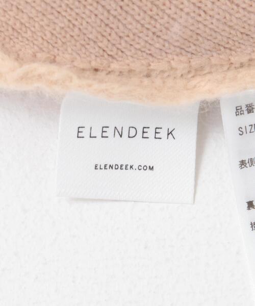 ELENDEEK(エレンディーク)の「ELENDEEK BASIC CN RACCOON MIX CARDIGAN(カーディガン/ボレロ・レディース・ベージュ/ブラック・2/1)」の16枚目の写真