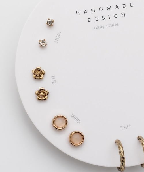 セール】1 week ピアスセット / ピアス7セット（ピアス（両耳用