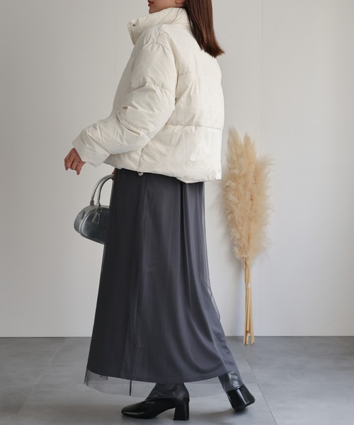 model：162cm 着用サイズ：L