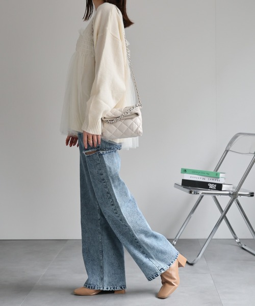 model：162cm 着用サイズ：L
