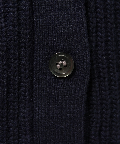 MYSELF ABAHOUSE(マイセルフアバハウス)の「アルパカ混Vカーデ(カーディガン/ボレロ・レディース・ネイビー/グレー・FREE)」の12枚目の写真