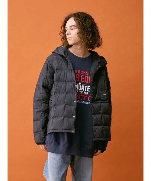 TAION(タイオン)の「【UNISEX/ユニセックス】TAION別注 キルティングフードブルゾン(ブルゾン・メンズ・ブラック/グレー・SMALL/MEDIUM/LARGE)」の7枚目の写真