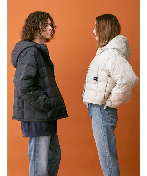 TAION(タイオン)の「【UNISEX/ユニセックス】TAION別注 キルティングフードブルゾン(ブルゾン・メンズ・ブラック/グレー・SMALL/MEDIUM/LARGE)」の11枚目の写真