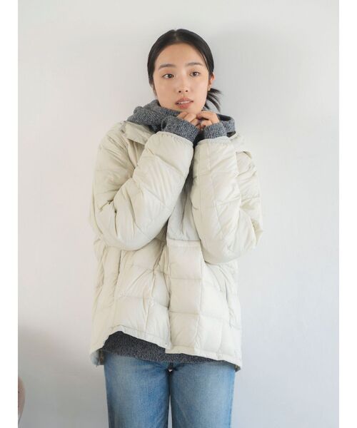 TAION(タイオン)の「【UNISEX/ユニセックス】TAION別注 キルティングフードブルゾン(ブルゾン・メンズ・ブラック/グレー・SMALL/MEDIUM/LARGE)」の15枚目の写真