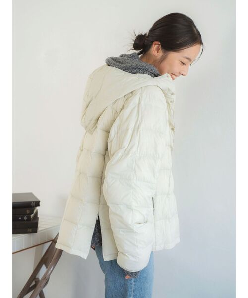 TAION(タイオン)の「【UNISEX/ユニセックス】TAION別注 キルティングフードブルゾン(ブルゾン・メンズ・ブラック/グレー・SMALL/MEDIUM/LARGE)」の16枚目の写真