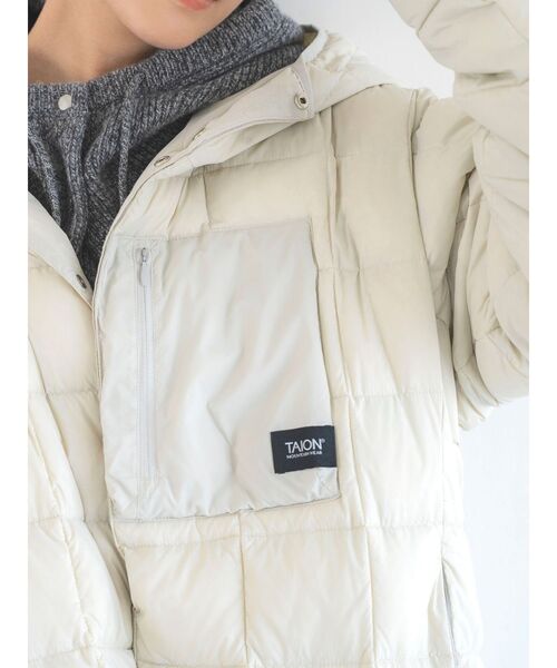 TAION(タイオン)の「【UNISEX/ユニセックス】TAION別注 キルティングフードブルゾン(ブルゾン・メンズ・ブラック/グレー・SMALL/MEDIUM/LARGE)」の18枚目の写真