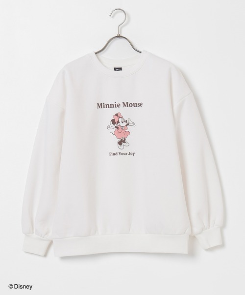 Honeys（ハニーズ）の「【ハニぽか】ディズニー／ゆるトップス（スウェット・レディース・ブラック/ボルドー/ブルー/オフホワイト・S/M/L/LL）」の10枚目の写真