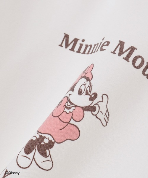 Honeys（ハニーズ）の「【ハニぽか】ディズニー／ゆるトップス（スウェット・レディース・ブラック/ボルドー/ブルー/オフホワイト・S/M/L/LL）」の12枚目の写真