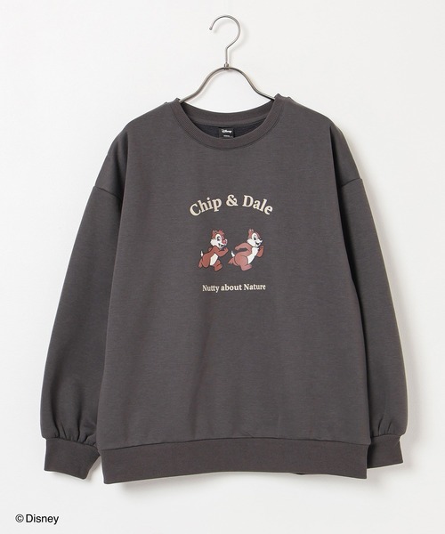 Honeys（ハニーズ）の「【ハニぽか】ディズニー／ゆるトップス（スウェット・レディース・ブラック/ボルドー/ブルー/オフホワイト・S/M/L/LL）」の16枚目の写真