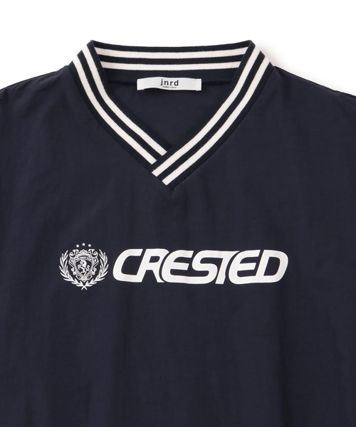 j.n.r.d(ジェー・エヌ・アール・ディー)の「【セットアップ対応】j.n.r.d/ゲームシャツプルオーバー(Tシャツ/カットソー・メンズ・ダークブラウン/ネイビー・L/LL/M)」の5枚目の写真