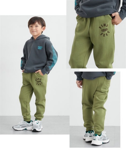 QUNTSTYLE(キュントスタイル)の「裏起毛 ジョガーパンツ(その他パンツ・キッズ・ブラック/カーキ/ネイビー/グレー/ブラック系・100/110/120/130/140/150/160)」の15枚目の写真