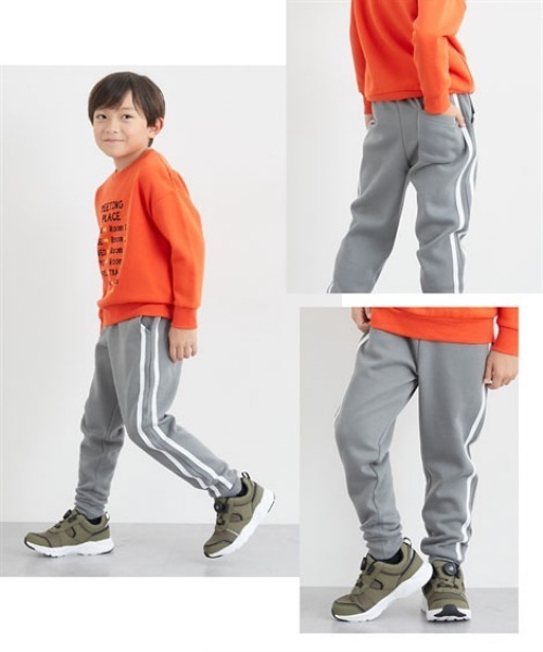 QUNTSTYLE(キュントスタイル)の「裏起毛 ジョガーパンツ(その他パンツ・キッズ・ブラック/カーキ/ネイビー/グレー/ブラック系・100/110/120/130/140/150/160)」の6枚目の写真