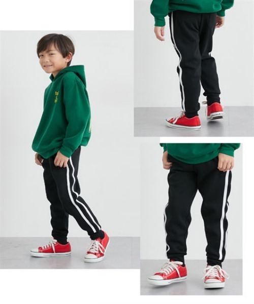 QUNTSTYLE(キュントスタイル)の「裏起毛 ジョガーパンツ(その他パンツ・キッズ・ブラック/カーキ/ネイビー/グレー/ブラック系・100/110/120/130/140/150/160)」の7枚目の写真