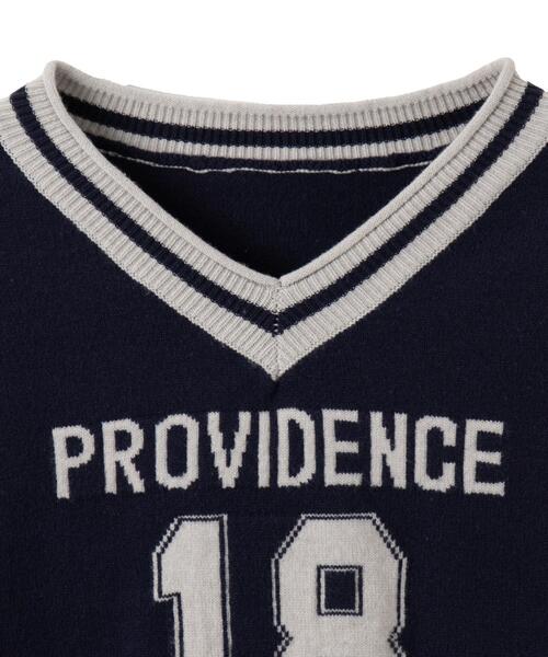 WEGO（ウィゴー）の「WEGO/ナンバリングコンパクトニット（ニット/セーター・レディース・ホワイト/ネイビー・FREE）」の16枚目の写真