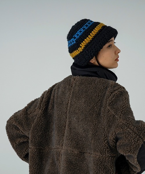 【SUBLIME/サブライム】HAND KNIT ROLL HAT SB243-0408（ハット）｜MAISON mou（メゾンムー）