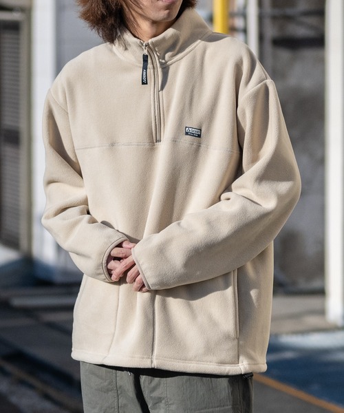 #FR2GOLF ハーフジップフリース ベージュ WEB限定】フリースハーフジップ(M ホワイト): トップス｜Right