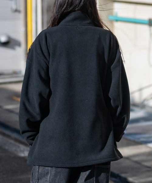 GERRY(ジェリー)の「【ag】〔GERRY/ジェリー〕ワンポイントロゴ フリースハーフジップ(その他トップス・メンズ・ベージュ/ブラック/アイボリー/チャコールグレー・MEDIUM/LARGE/X-LARGE)」の13枚目の写真