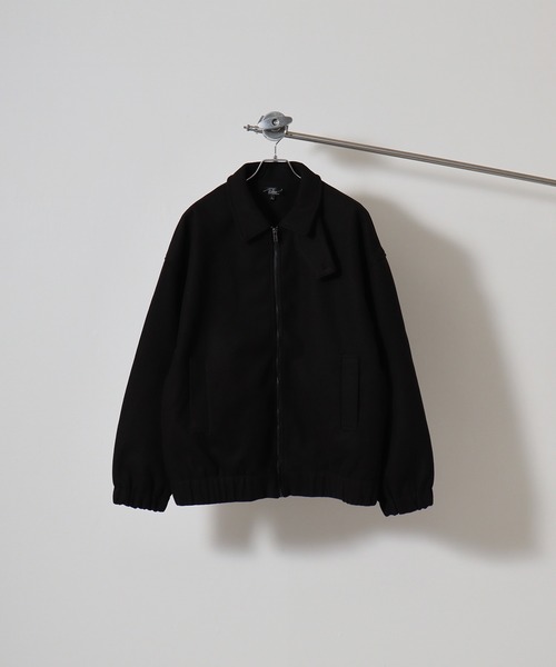 セール】wool-like harrington jacket / ウールライク ハリントン