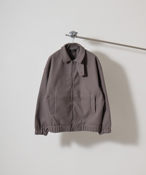 セール】wool-like harrington jacket / ウールライク ハリントン