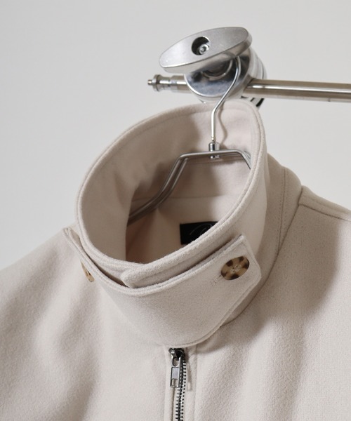 セール】wool-like harrington jacket / ウールライク ハリントン