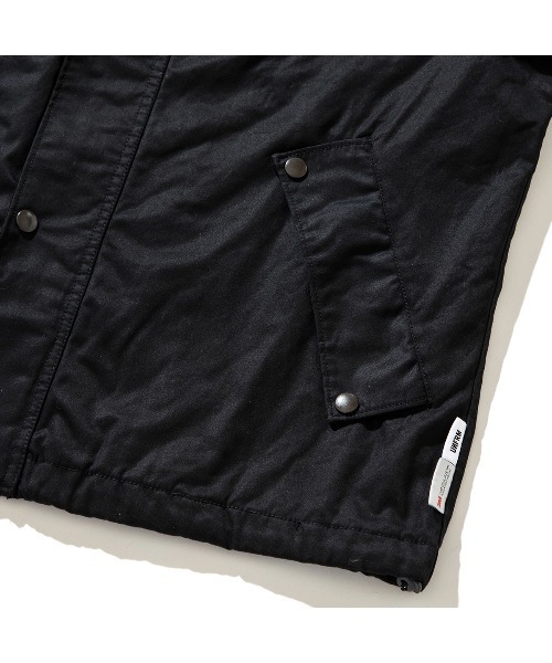 UNFRM OUTDOOR STANDARD(ユニフォームアウトドアスタンダード)の「UNFRM OUTDOOR STANDARD VENTILE GABA STAND COLLAR PADDED BLOUSON(ユニフォームアウトドアスタンダード ベンタイル ギャバ スタンドカラーパデッドブルゾン)(ブルゾン・メンズ・ブラック・X-LARGE/LARGE/MEDIUM)」の4枚目の写真