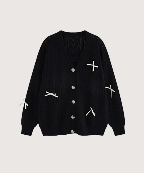 cygne ハートカーディガン Laure ブラック cygne シーニュ ハートカーディガン Laure ブラック黒todayful