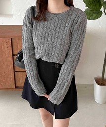 【apres jour clair】ケーブルニットTOPS【ZOZOTOWN限定アイテム】
