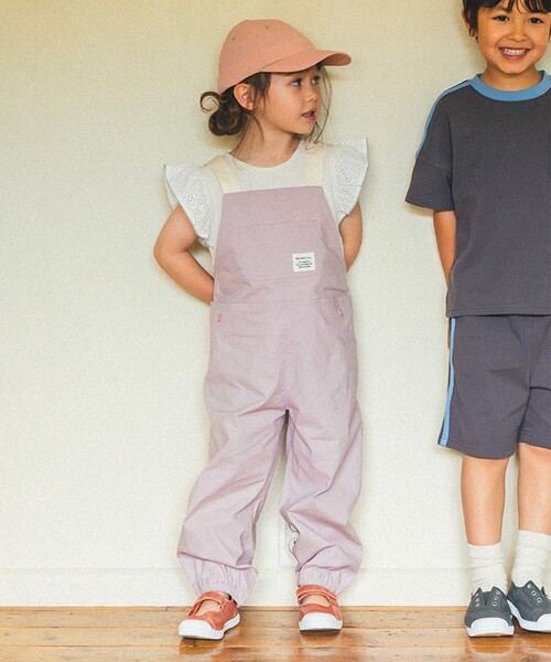 BEAMS mini(ビームスミニ)の「ポケット キャンプ サロペット 2025SS(90~150cm)(サロペット/オーバーオール・キッズ・ネイビー/オリーブ/パープル系その他6・100/90/130/120/150/140/110)」の3枚目の写真
