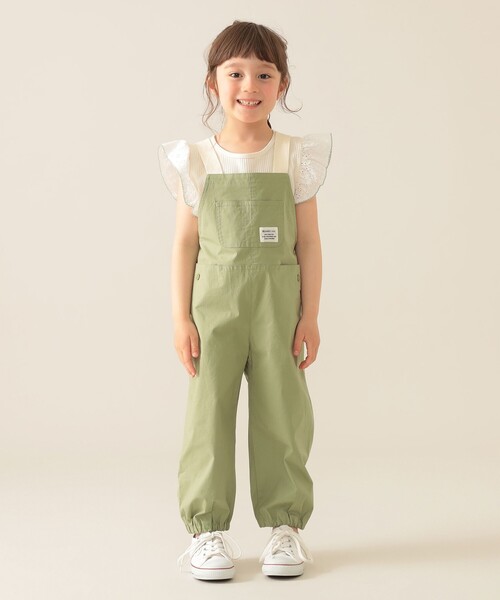 BEAMS mini(ビームスミニ)の「ポケット キャンプ サロペット 2025SS(90~150cm)(サロペット/オーバーオール・キッズ・ネイビー/オリーブ/パープル系その他6・100/90/130/120/150/140/110)」の20枚目の写真