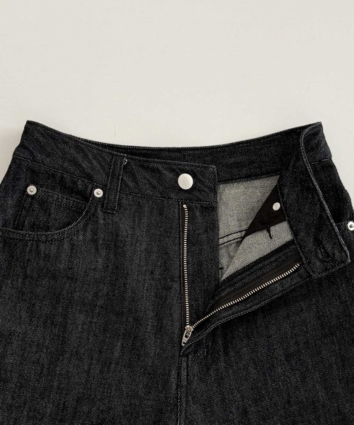 ロールアップハイウエストデニムパンツ（デニムパンツ）｜CANAL JEAN（キャナルジーン）