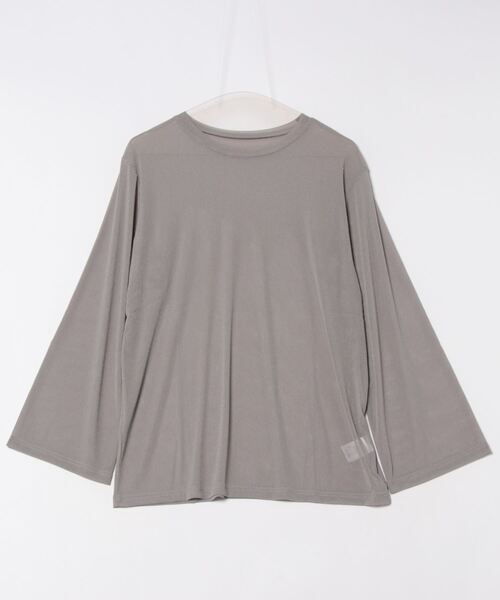 STYLEBLOCK（スタイルブロック）の「メタリックカットソーオーバーサイズロンT（Tシャツ/カットソー・レディース・ラベンダー/グレー/ライトブルー/ブラック/アイボリー/レッド/ホワイト・M）」の9枚目の写真