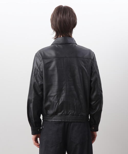 MANASTASH（マナスタッシュ）の「MANASTASH/マナスタッシュ/LEATHER MOTOR BLOUSON/レザーモーターブルゾン（ブルゾン・メンズ・ブラック・M/L/XL）」の19枚目の写真