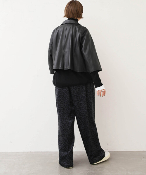 ジャーナルスタンダードラックス　サテンバルーンパンツ　ネイビー JOURNAL STANDARD LUXE（ジャーナルスタンダード ラックス）の