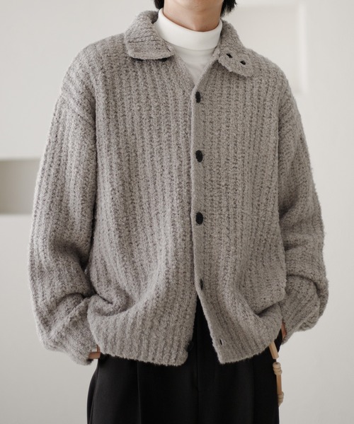 スタンドネックニットカーデ（ニット/セーター）｜epnok（エプノック）