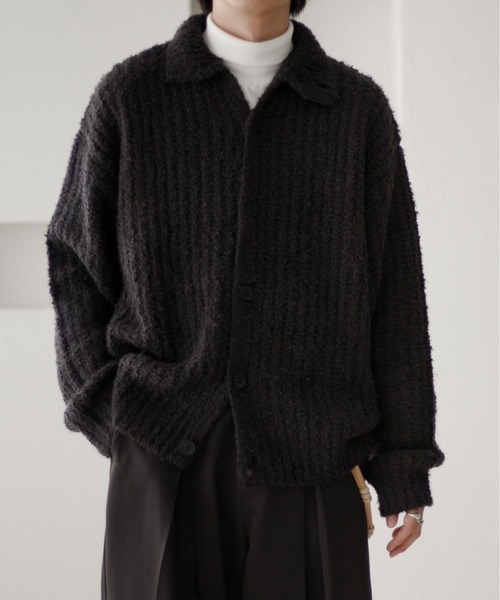 スタンドネックニットカーデ（ニット/セーター）｜epnok（エプノック