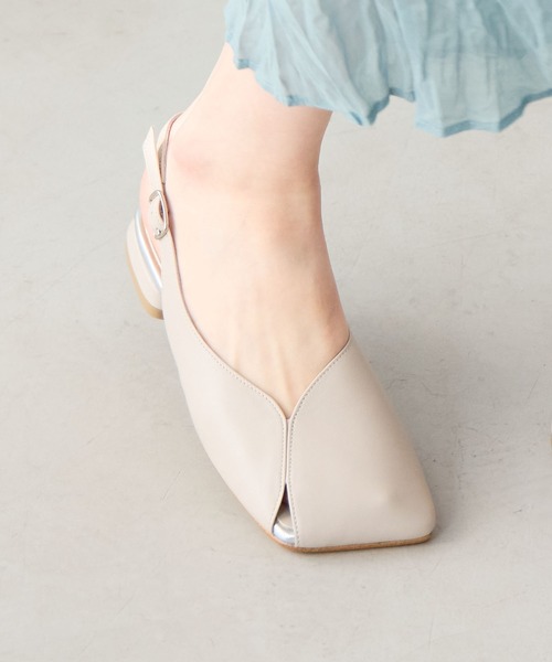 HIMIKO(ヒミコ)の「【Made in Japan】【HIMIKO】ワイドスクエアトゥスリングバックパンプス/651503(パンプス・レディース・ブラック/シルバー/アイボリー・22.5cm/23.5cm/24.5cm/23.0cm/24.0cm/22.0cm/25.0cm)」の22枚目の写真