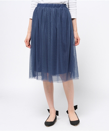 earth music&ecology | デニムライクチュールミディスカート(スカート)