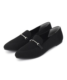 SHOO・LA・RUE | 洗えるニットポインテッドローファー(その他シューズ)
