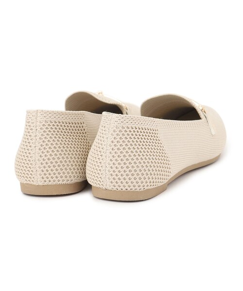 SHOO・LA・RUE(シューラルー)の「【洗える】ニットポインテッドローファー(その他シューズ・レディース・ブラック/アイボリー・35/45/25)」の6枚目の写真