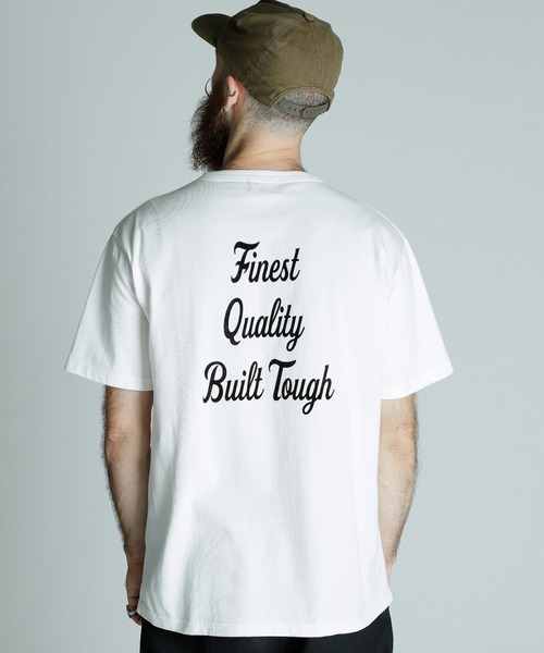 Schott(ショット)の「Schott/ショット/PIGMENT T-SHIRT FLOCKY BULLDOG/ピグメント Tシャツ フロッキーブルドッグ(Tシャツ/カットソー・メンズ・ホワイト/ブラック/ベージュ・XL/L/M/2XL)」の5枚目の写真
